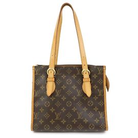 Louis Vuitton Monogram Popincourt Haut Schultertasche Brown M40007