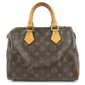 Louis Vuitton Monogram Speedy 25 Boston Bag Hand Bag Brown M41528