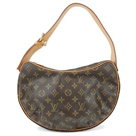 Borsa a tracolla Louis Vuitton Monogram Croissant MM in pelle Marrone M51512