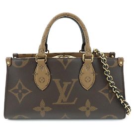 Louis Vuitton Monogram Giant On The Go EW Chain 2Way Bag Brown M14236