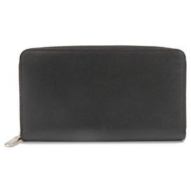 Louis Vuitton Taiga Zippy Organizer NM Lange Geldbörse Noir M30056