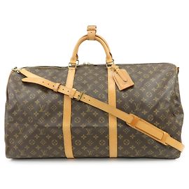 Louis Vuitton Monogram Keep All Bandouliere 60 Boston Bag M41412