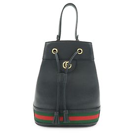 GUCCI Ophidia Sherry GG Marmont Borsa a Secchiello 2way Small Nero 610846