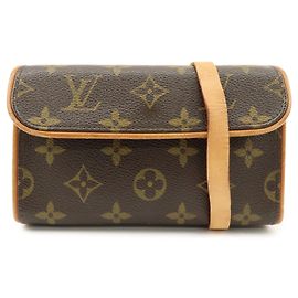 Louis Vuitton Monogram Pochette Florentine Waist Bag Belt XS M51855