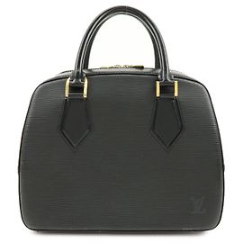 Borsa a mano Louis Vuitton Sablons in pelle Epi Noir Black M52042