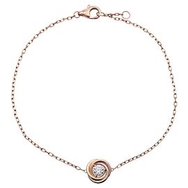 Bracciale Cartier Trinity 1P Diamante K18 750WG/YG/PG Gold