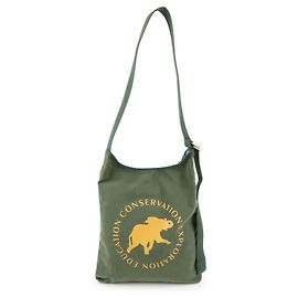 Autre Marque Borsa a Tracolla in Tela Hunting World Borsa a Bandoliera Khaki Yellow