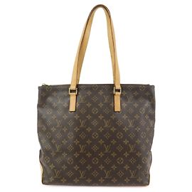 Louis Vuitton Monogram Cabas Mezzo Tote Bag Shoulder Bag Brown M51151