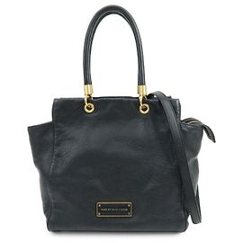 MARC by MARC JACOBS Borsa 2Way in pelle con manico superiore Borsa a tracolla Black