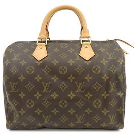 Borsa a mano Louis Vuitton Monogram Speedy 30 Boston Bag Marrone M41526