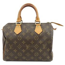 Louis Vuitton Monogram Speedy 25 Boston Bag Hand Bag Brown M41528