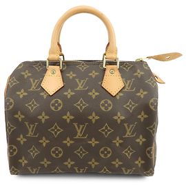 Louis Vuitton Monogram Speedy 25 Boston Bag Hand Bag Brown M41528