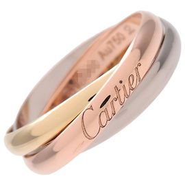 Anillo Cartier Trinity SM K18 750YG/WG/PG #54 US7 EU54 HK15
