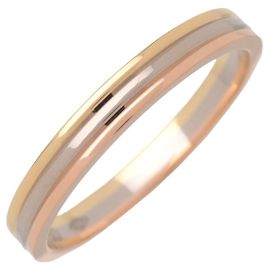 Anillo Cartier Vendome Tres Colores K18 750YG/PG/WG #51 US5.75