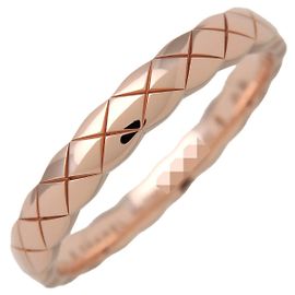 CHANEL COCO Crush Ring Mini K18 750PG Roségold #62 US 10 EU 62 J11785