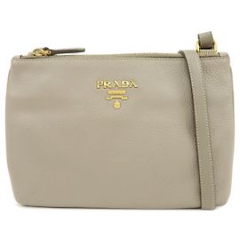 Borsa a tracolla in pelle con logo PRADA Borsa crossbody Beige 1BH046