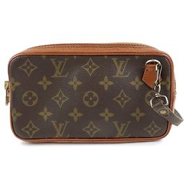 Borsa Louis Vuitton Monogram Pochette Marly Bandouliere Brown M51828