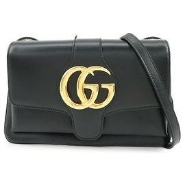 Borsa a spalla e tracolla GUCCI Double G Arli in pelle Nero 550129