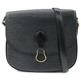 Borsa a tracolla Louis Vuitton Epi Saint Cloud Black Noir M52192