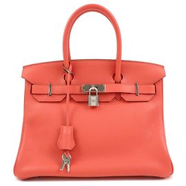 Hermès HERMES Birkin 30 Handtasche aus Togo-Leder □P Stamped Pink