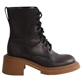 Botas Loewe de cuero marrón