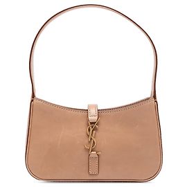 Autre Marque Borsa a tracolla Mini Le 5 a 7 Saint Laurent in pelle di vitello liscia marrone