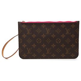 Louis Vuitton Monogram Neverfull Pochette Braun