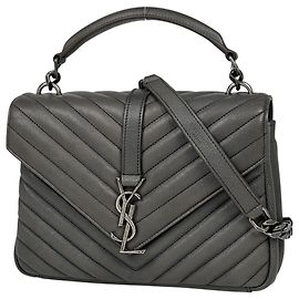 Autre Marque Borsa a mano Saint Laurent College Medium in grigio