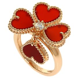 Van Cleef & Arpels Sweet Heart Karneol Diamantring