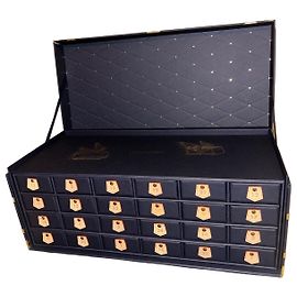Louis Vuitton Calendario dell'Avvento in pelle blu e oro