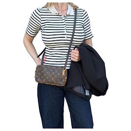 Louis Vuitton Marly Leder Handtasche