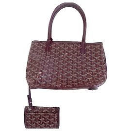 Goyard Anjou Mini Bord Borsa a Mano Bordeaux