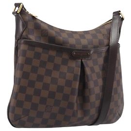 LOUIS VUITTON Damier Ebene Bloomsbury PM Shoulder Bag N42251 LV