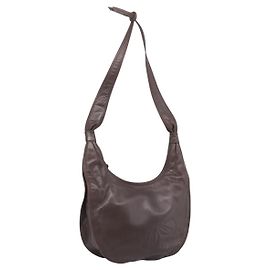 LOEWE Anagram Shoulder Bag Leather Brown