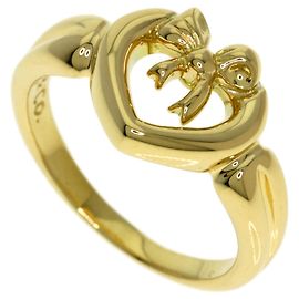 Autre Marque Tiffany & Co. Heart with Bow Ring in 18K Gelbgold