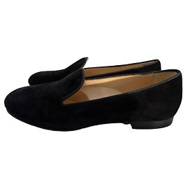 Christian Louboutin Mocassini Dandelion in Camoscio Nero