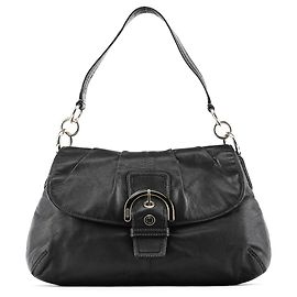 Coach Borsa a tracolla Soho in pelle nera F17217