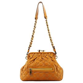 Marc Jacobs Picca borsa a tracolla Little Stam in pelle beige