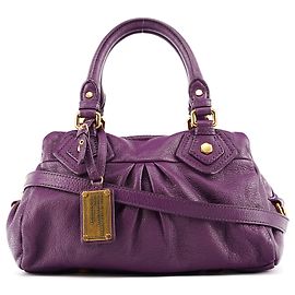 Marc by Marc Jacobs Borsa 2-Way Classic Q Baby Groovee in pelle viola