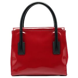Prada Borsa Sport Top Handle Spazzolato Rossa e Nera 1998