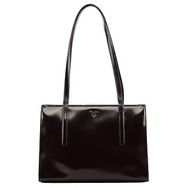 Prada Borsa Tote Clutch Sport 1995 Brown Spazzolato