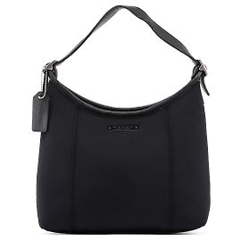 Coach Borsa a spalla Ergo in pelle e nylon nero