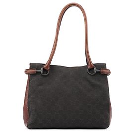 Gucci Borsa Tote GG Horsebit Marrone