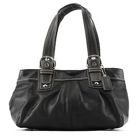 Coach Borsa Tote Soho in pelle nera F13732