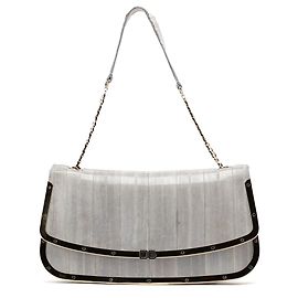 Dolce & Gabbana Bolso de hombro DG de piel gris y dorado