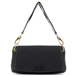 Gucci Borsa a tracolla in tela nera 2003