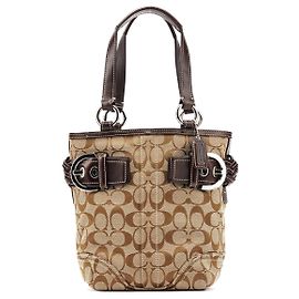 Coach Borsa Tote Soho Signature 5088 Beige Brown