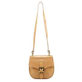 Miu Miu Borsa a tracolla in pelle beige