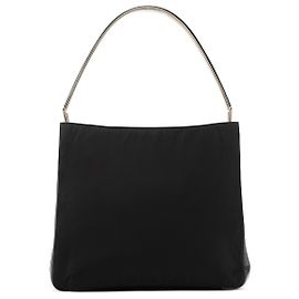 Prada Borsa a tracolla 1998 Black Tessuto Metallo