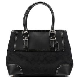 Coach 6366 Borsa Tote Soho in Signature Canvas Nero
